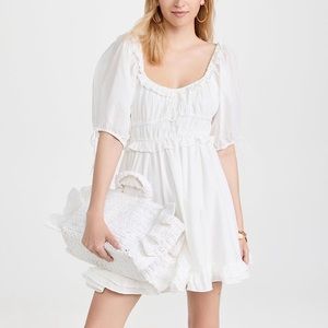 En Saison White Danielle mini dress extra small